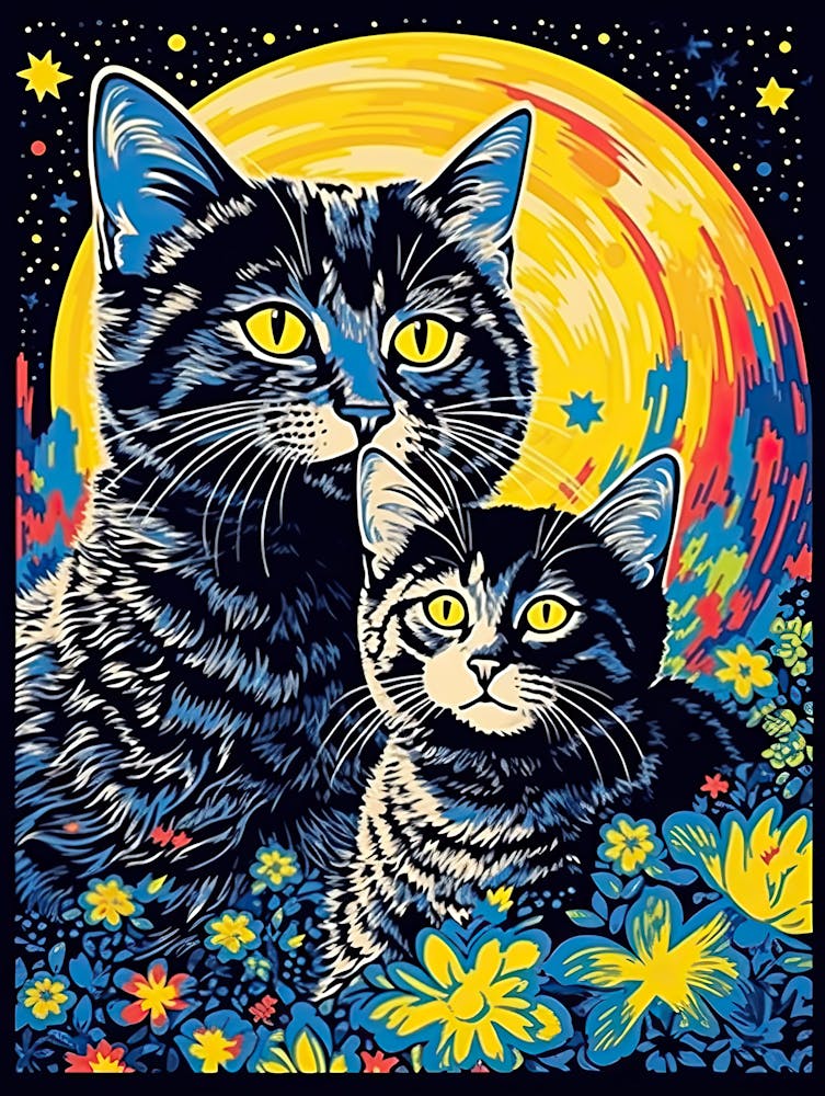 Cosmic Pawfection, Psychedelic Cats series