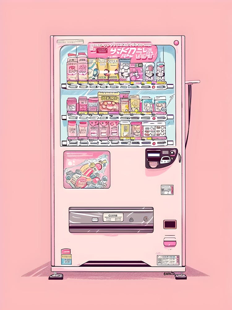 Pink Vending Machine