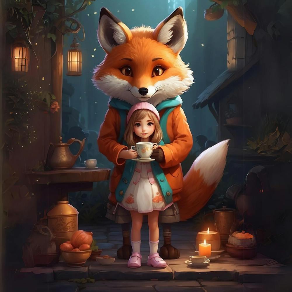 Fox And Girl