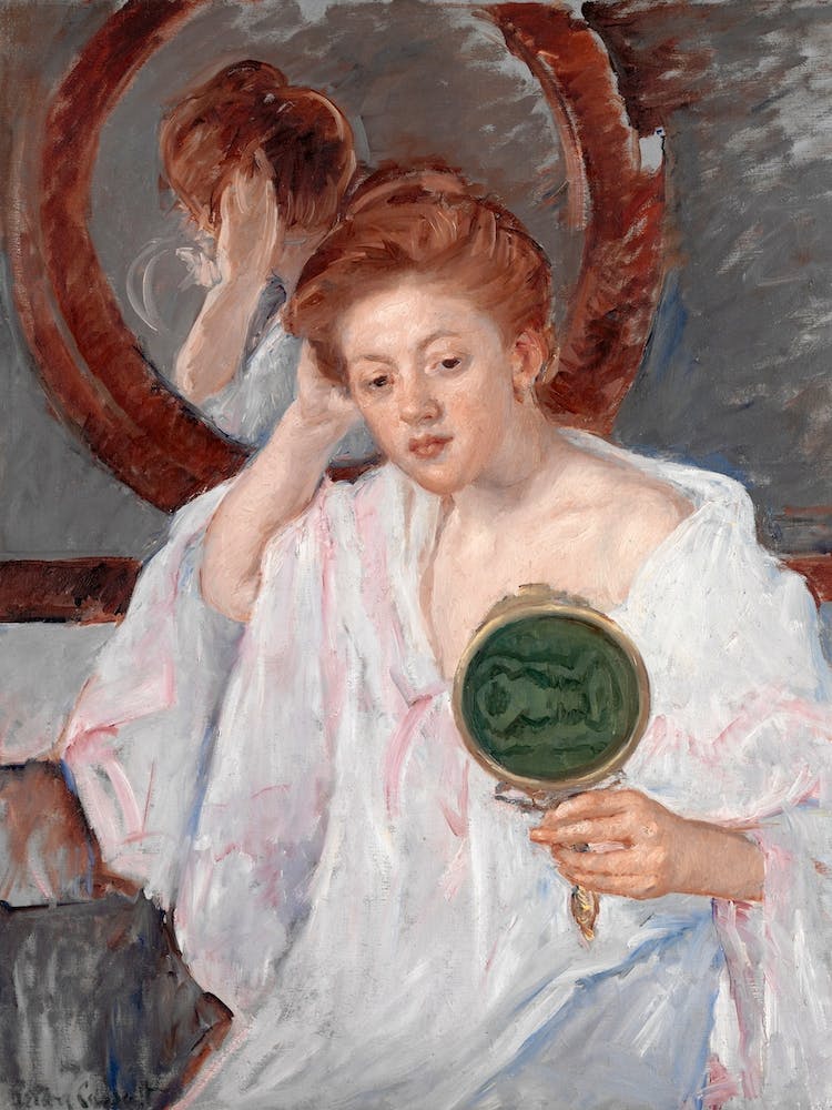 Denise At Her Dressing Table, Mary Cassatt