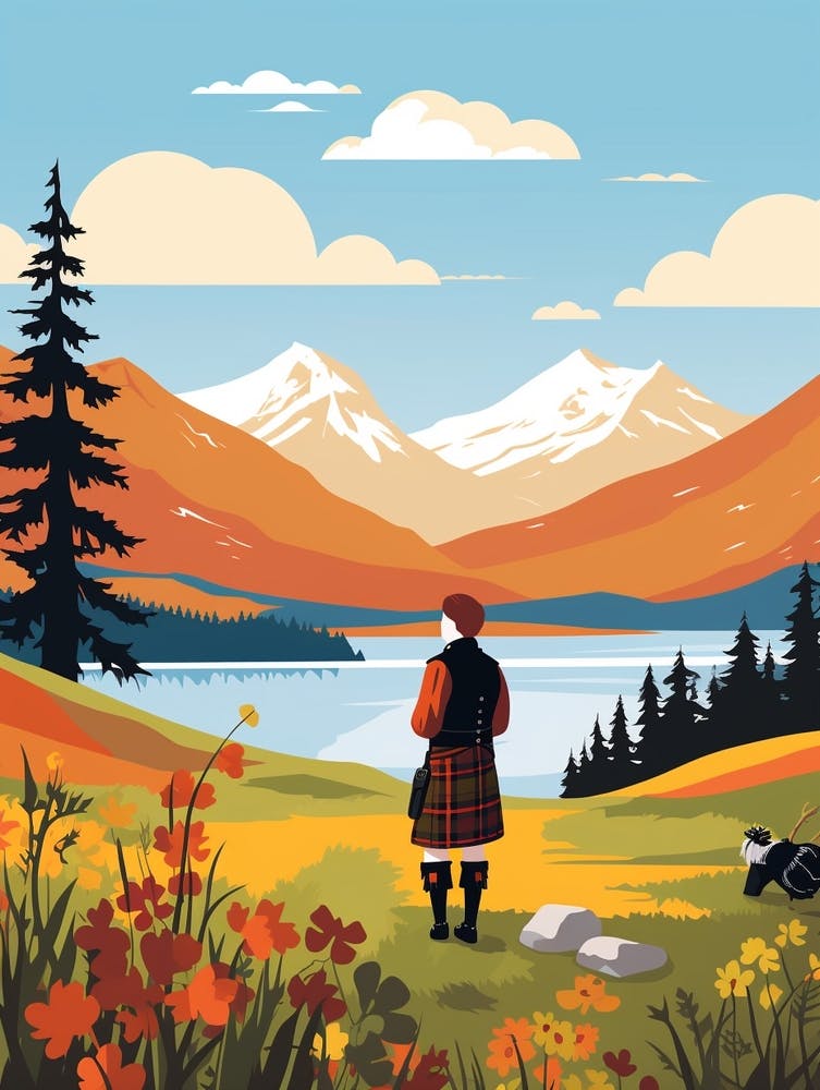 Scotland 3 Travel Illustration