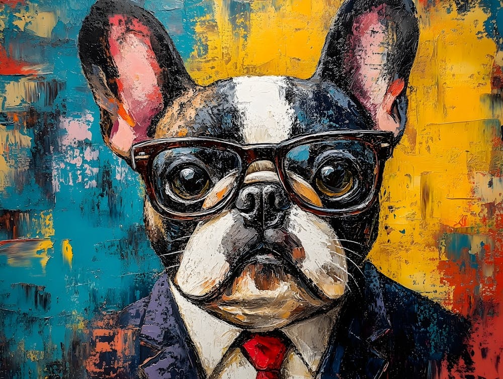 This Frenchie Is All Business