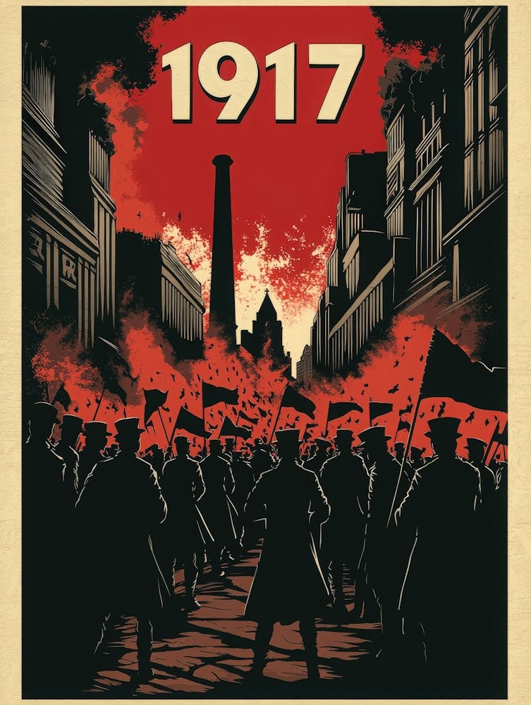 Aihrgdesign A Vintage Political Poster Depicting The Russian 4