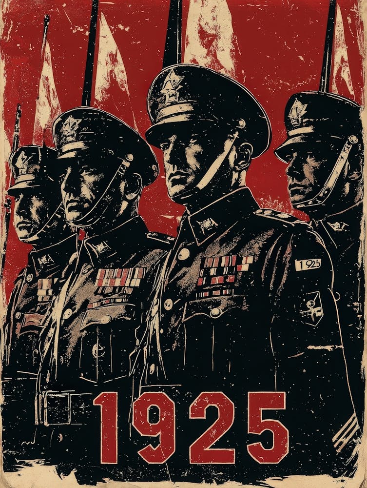 Aihrgdesign A Vintage Political Propaganda Style Poster From 7