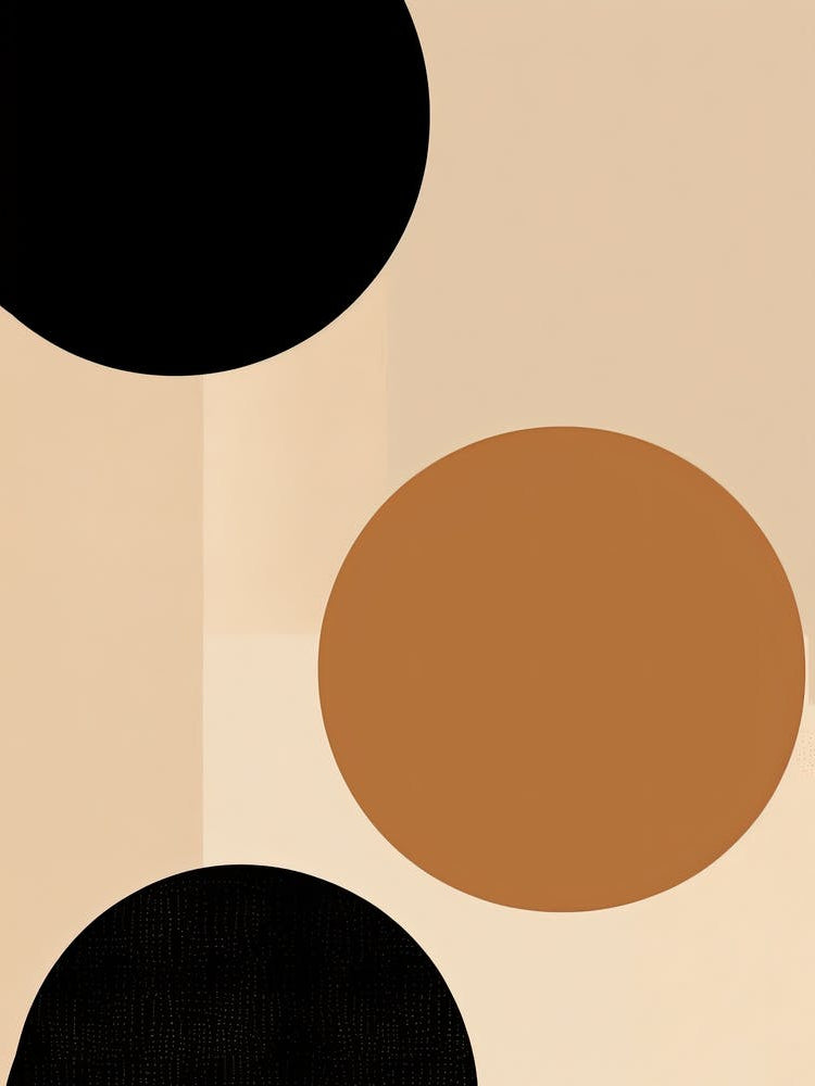 Ethereal Equinox; Beige Mid Century Balance