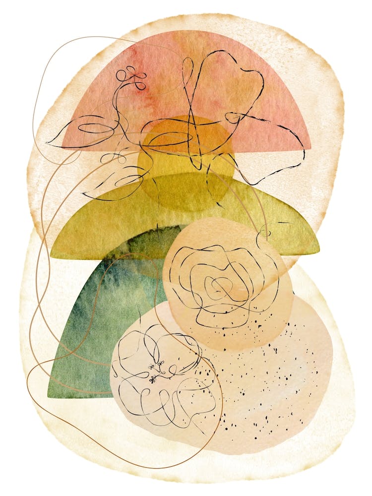 Abstract Watercolor Painting 1