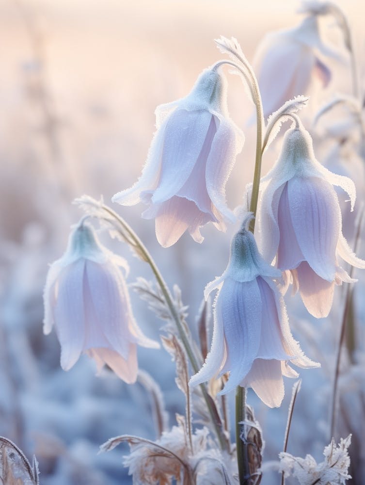 Frosty Botanical Canterbury Bells 1