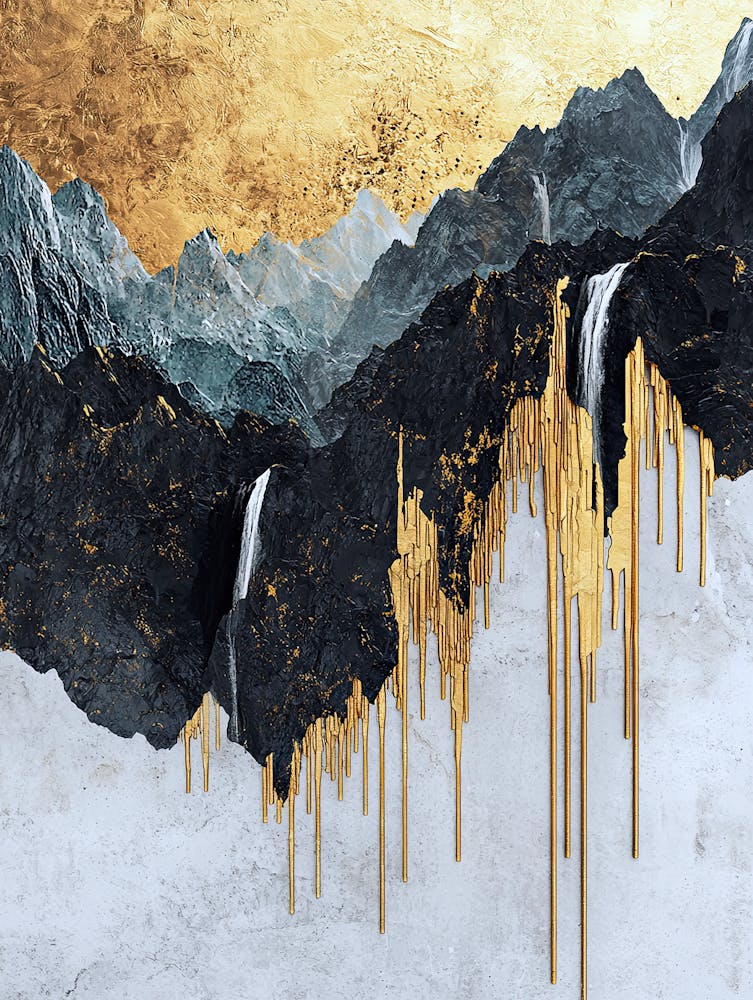 Carstensz Peaks Abstract Serenity