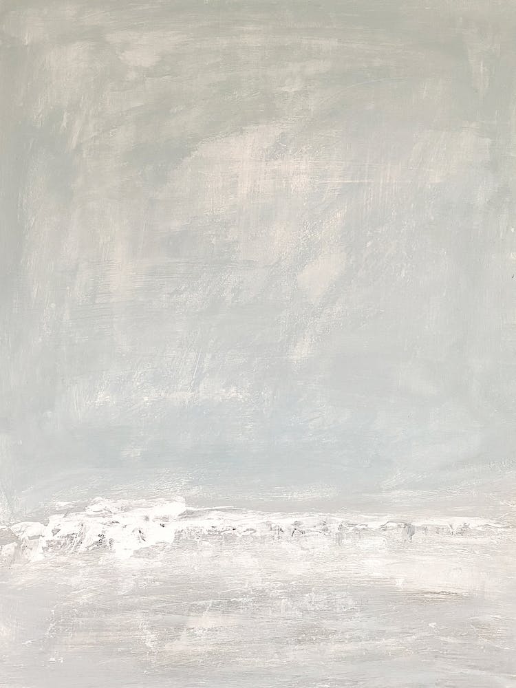 Low Tide - Abstract Coastal Water Painting