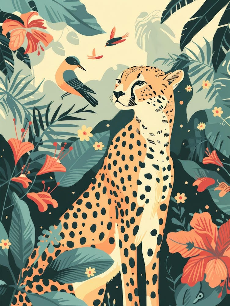 Cheetah In The Jungle 4