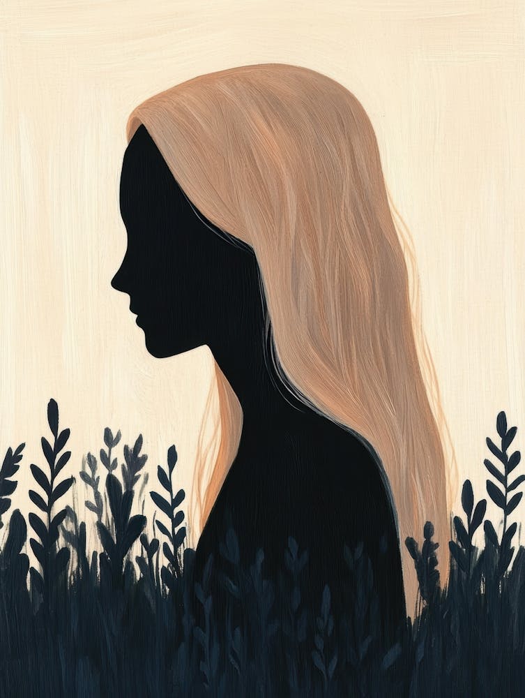 Silhouette Of A Woman 96