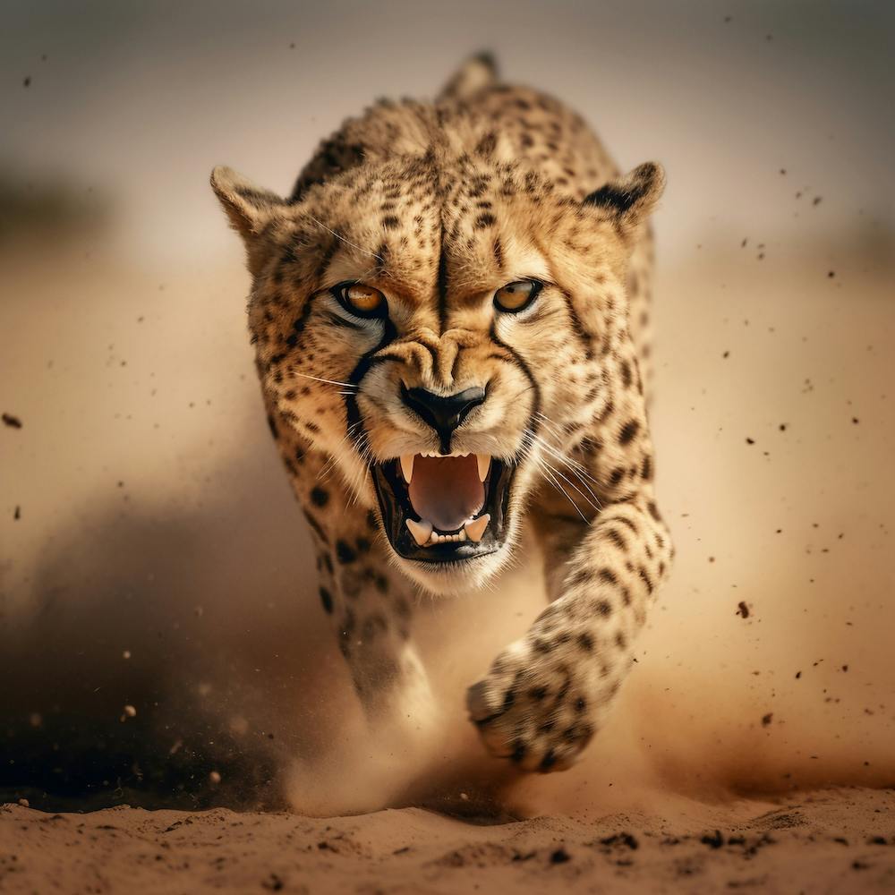 Cheetah Running