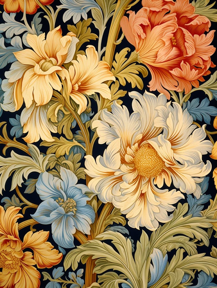 William Morris Blumenmuster 2