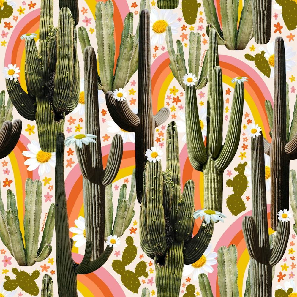 Cactus Collage Print