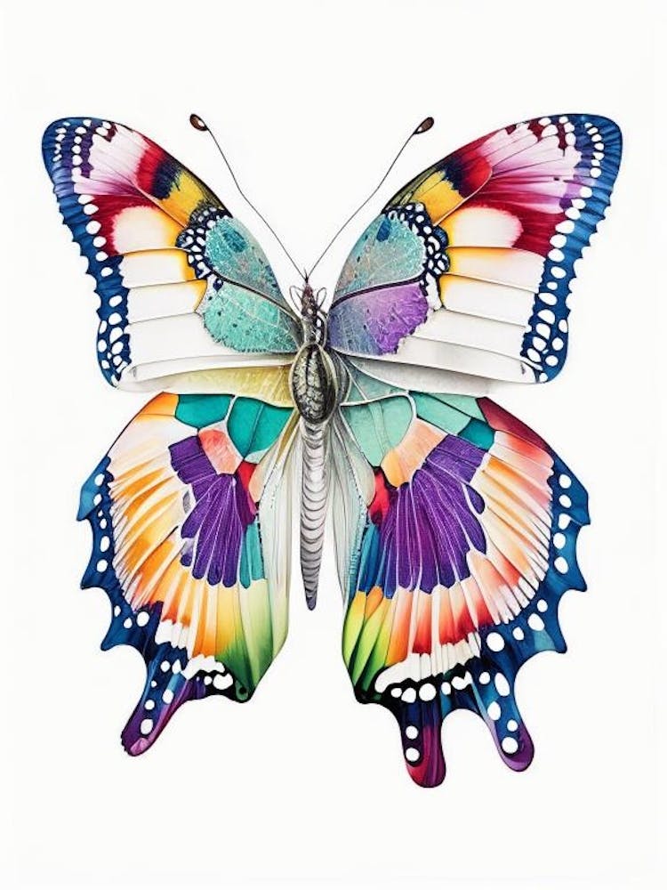 Butterfly Outline Decoupage 1