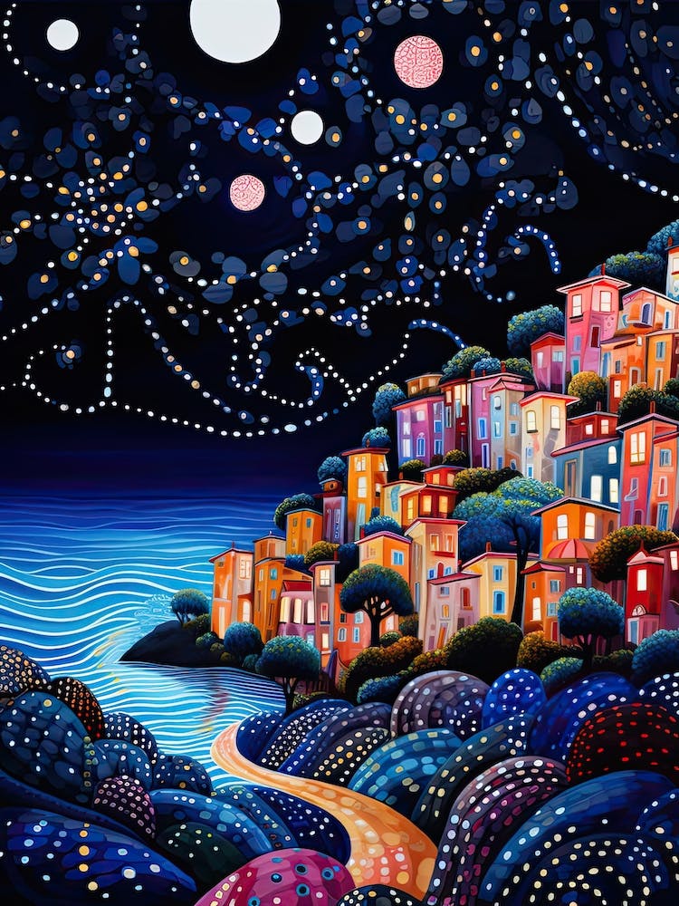 Sorrento, Italy, Illustration In The Style Of Pop Art 4