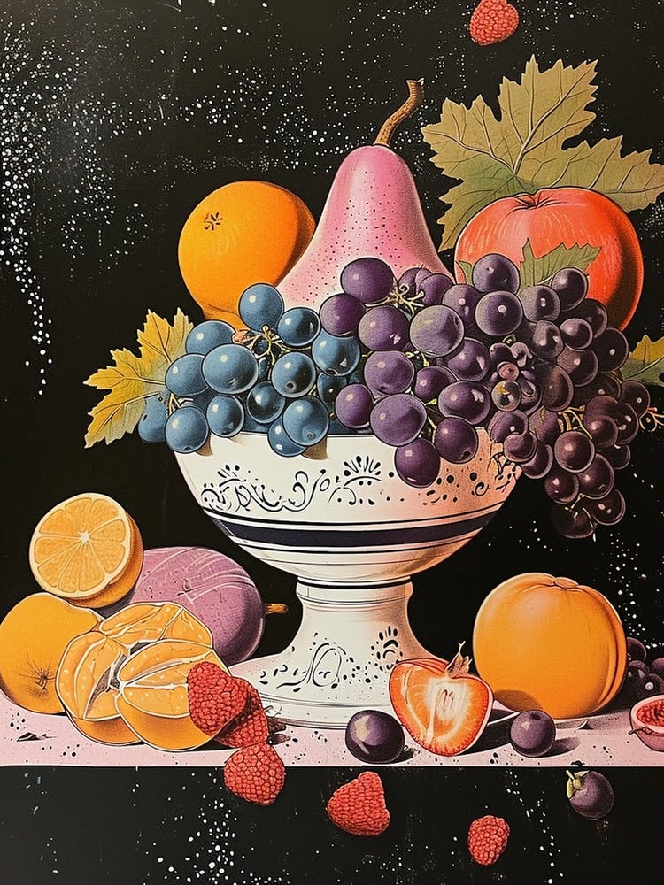Art Deco Fruit Bowl 1