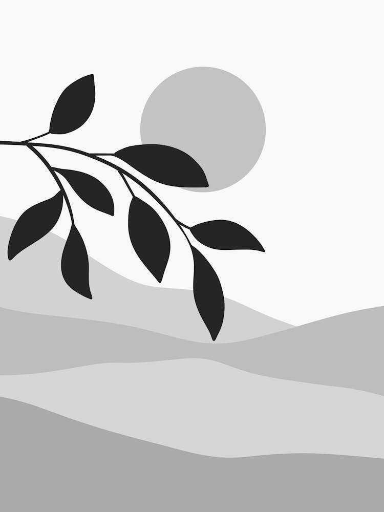 Black And White Landscape 2