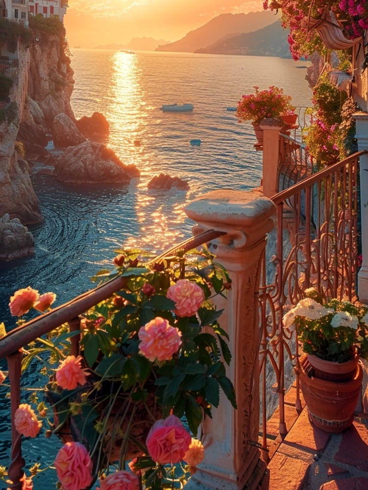 Flowers by the Balcony