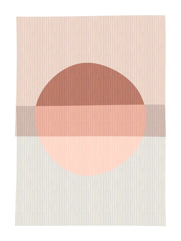 Boho Abstract Pastel One