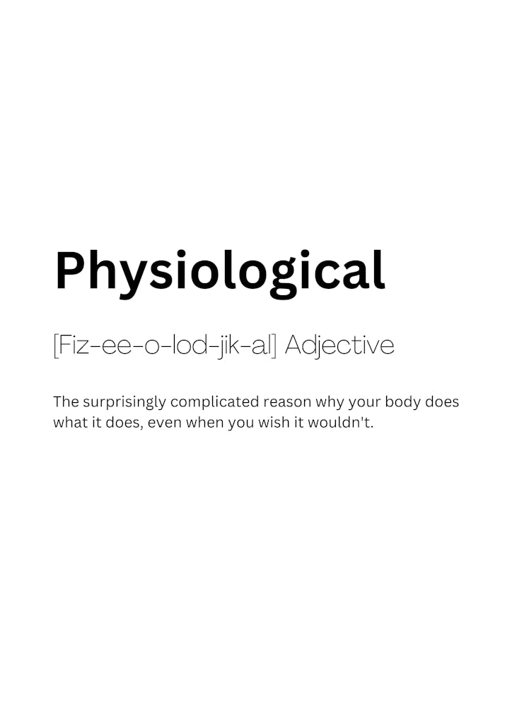 Physiological Definition Meaning 1
