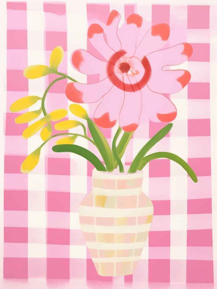 Freesias Flower Vase 4