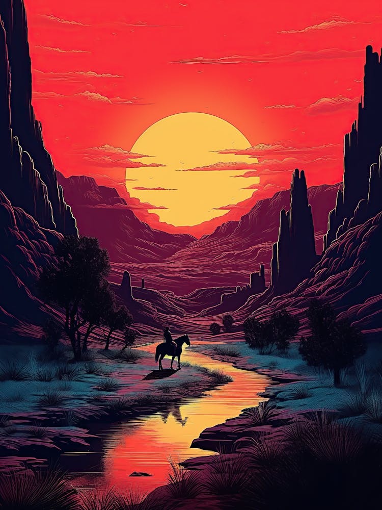 Sunset In The Desert 8
