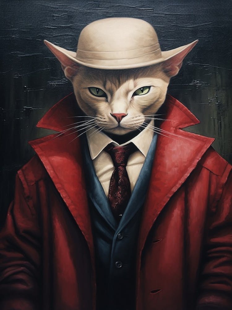 Gangster Cat Colorpoint Shorthair