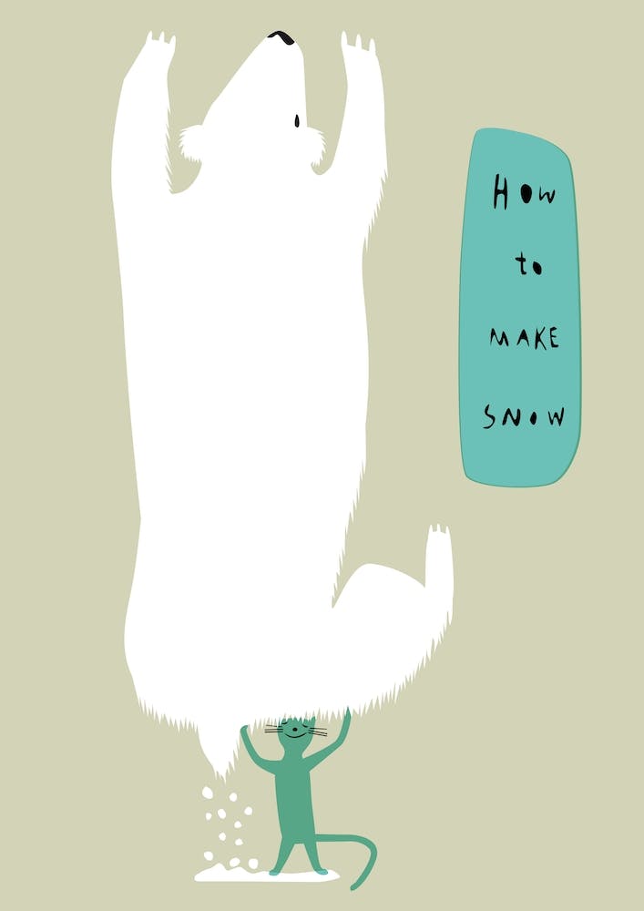 How To Make Snow   Cat And Bear