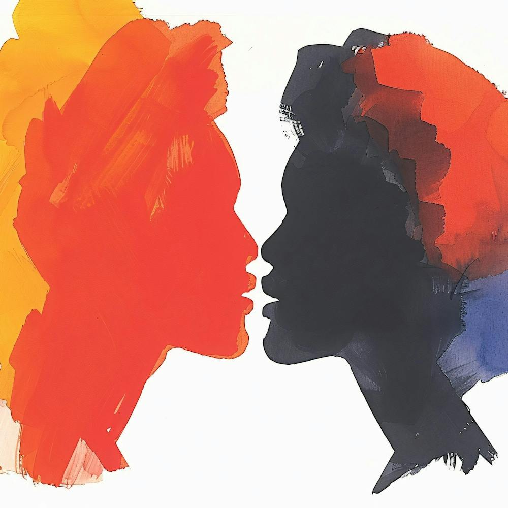 'Two Women Kissing' 1