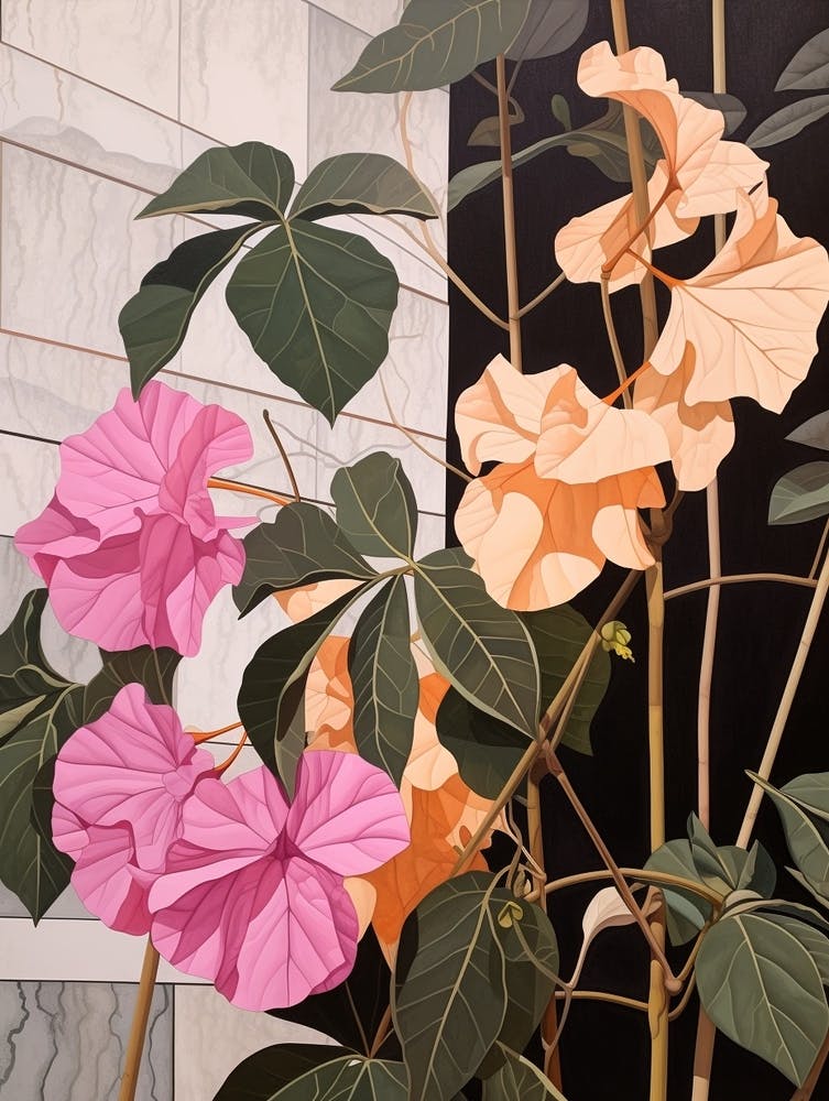 Flower Illustration Bougainvillea 1