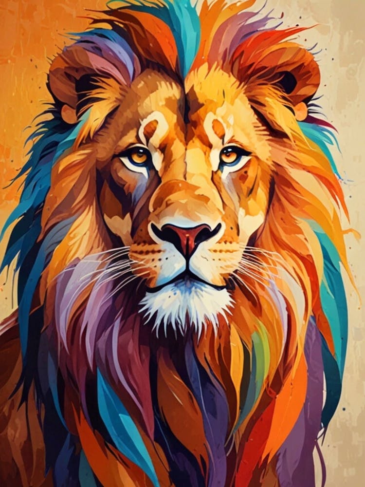 Lion Painting