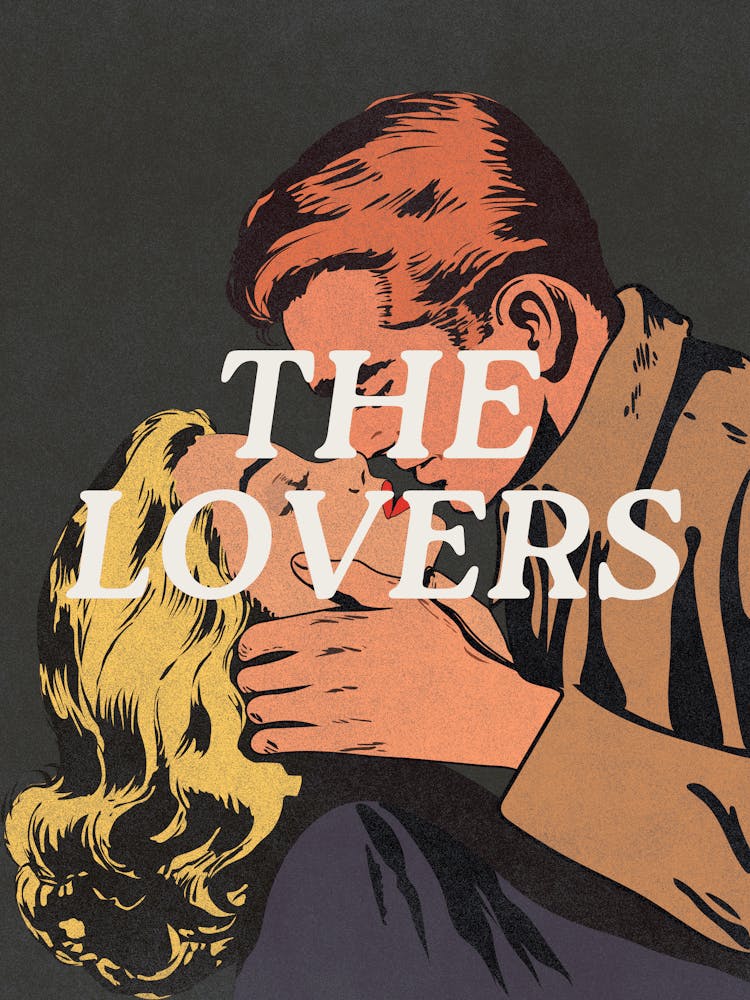 The Lovers Club | Romance Wall Art | Valentine’s | Vintage Retro Pop Art