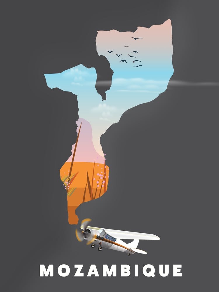 Mozambique Travel map