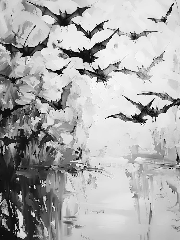 Bats In Flight