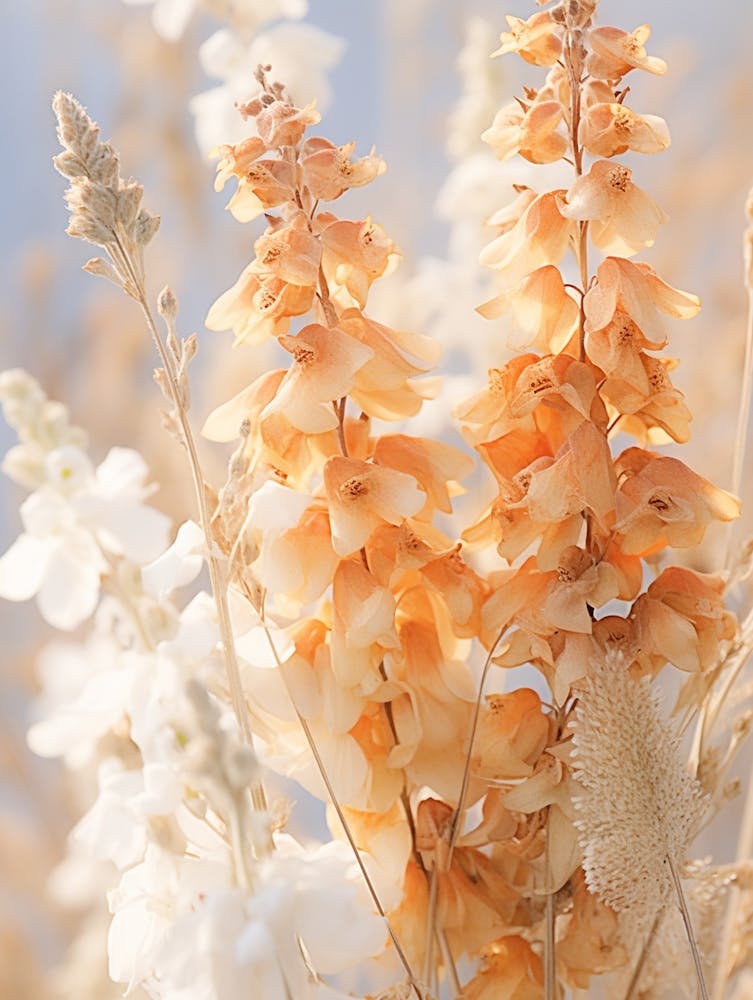 Boho Dried Flowers Larkspur 3