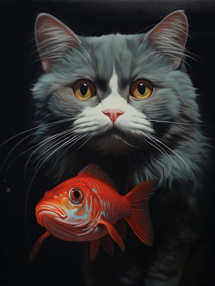 Cat And Fish 2