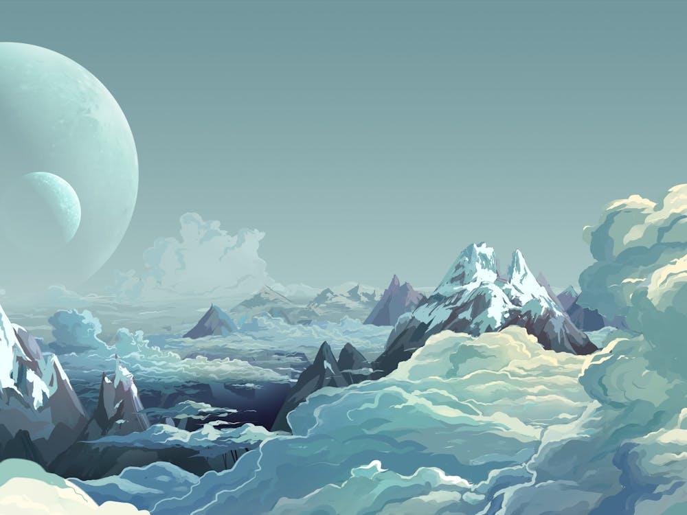 Clouds And Mountains