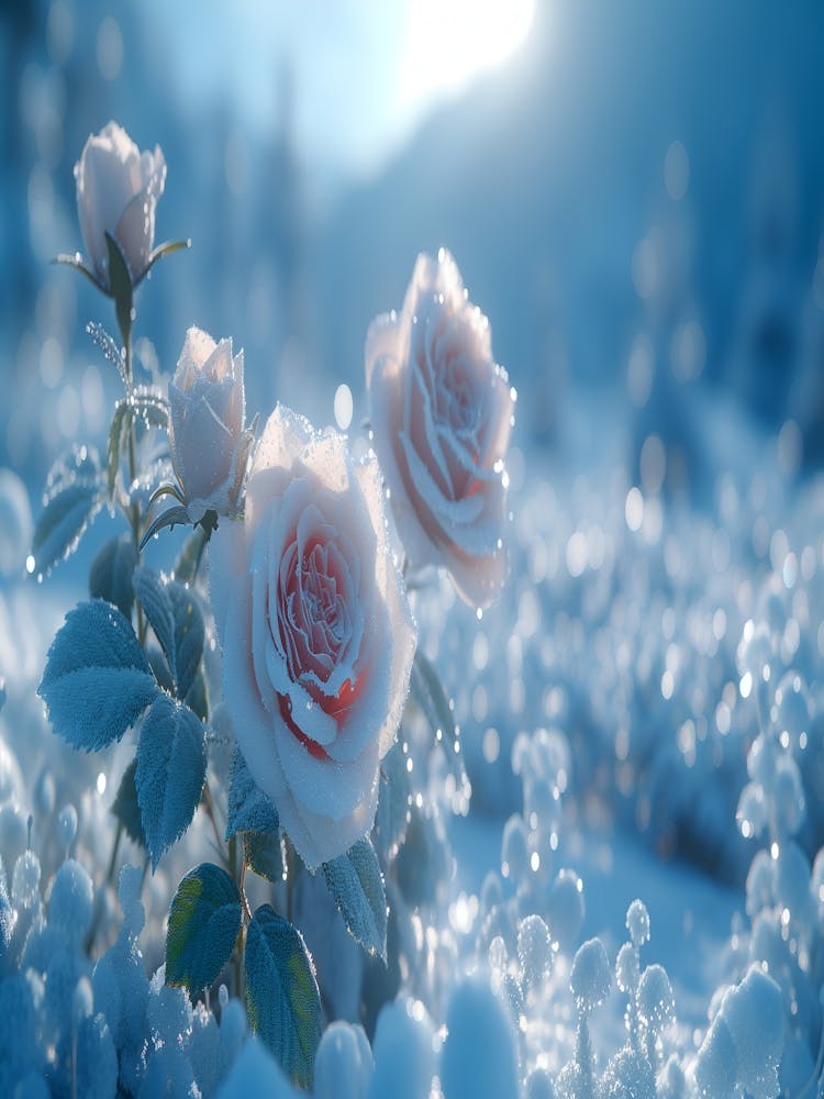 Roses In The Snow