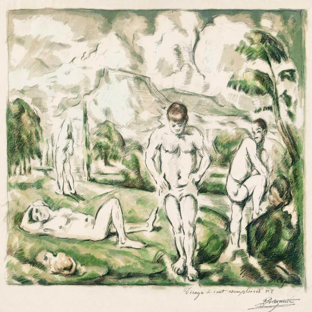 The Bathers, Paul Cézanne 1
