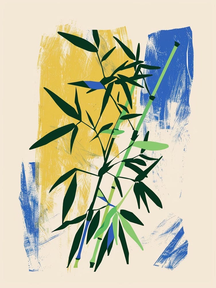 Bamboo Plant Minimalist Illustration 6