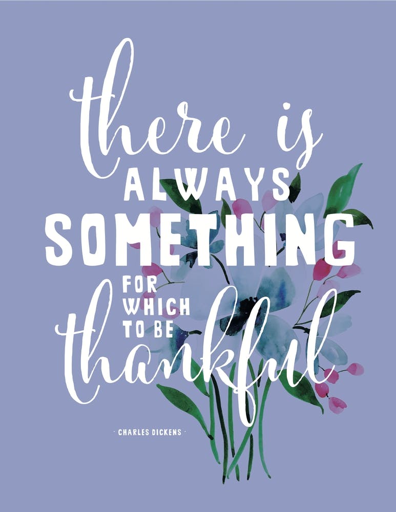 Always Something For Which To Be Thankful
