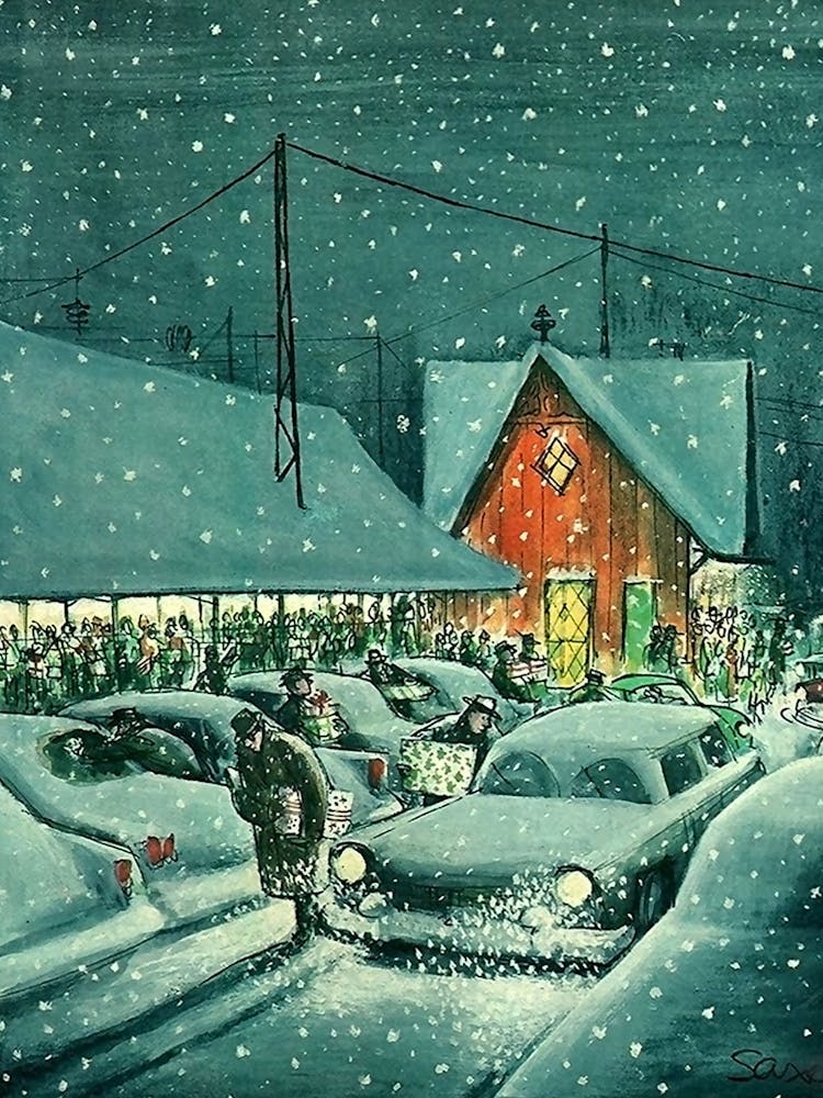 Christmas Evening Rush