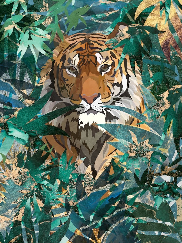 Tiger In The Jungle 1