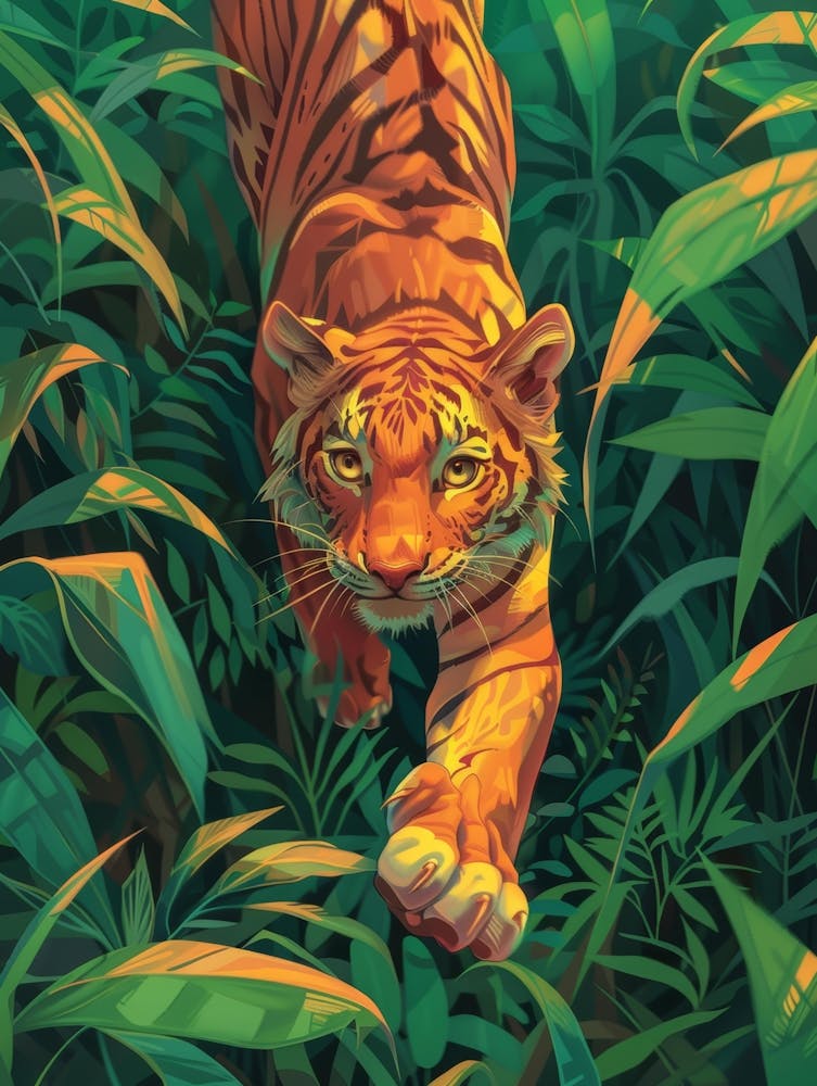 Tiger In The Jungle 61