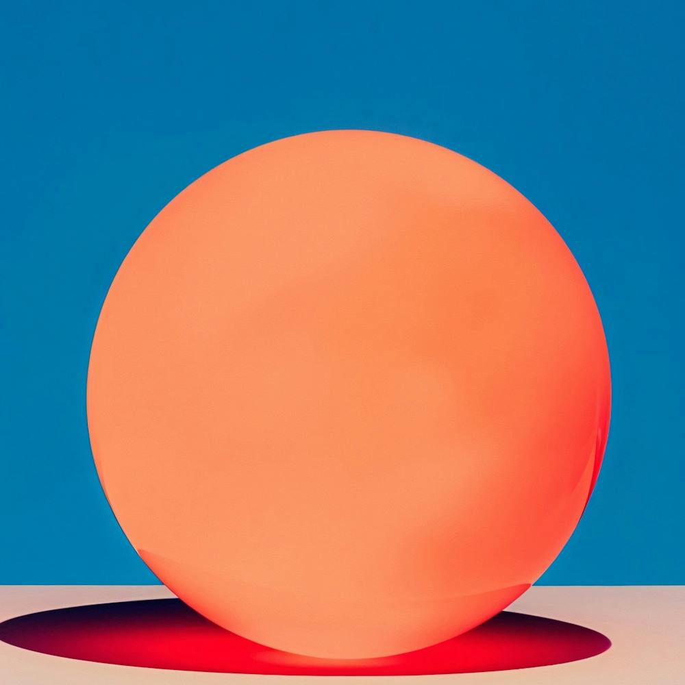 Orange Ball On A Table