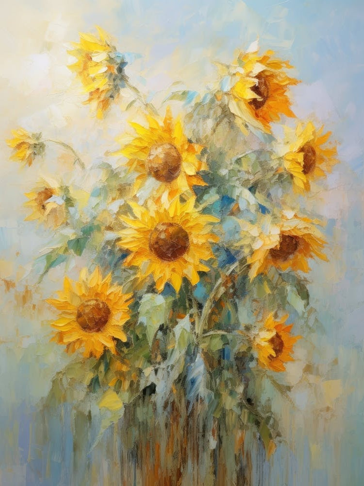 Sunflowers In A Vase 6