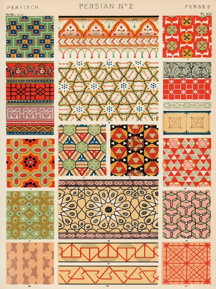 Vintage Pattern Illustration, Owen Jones          