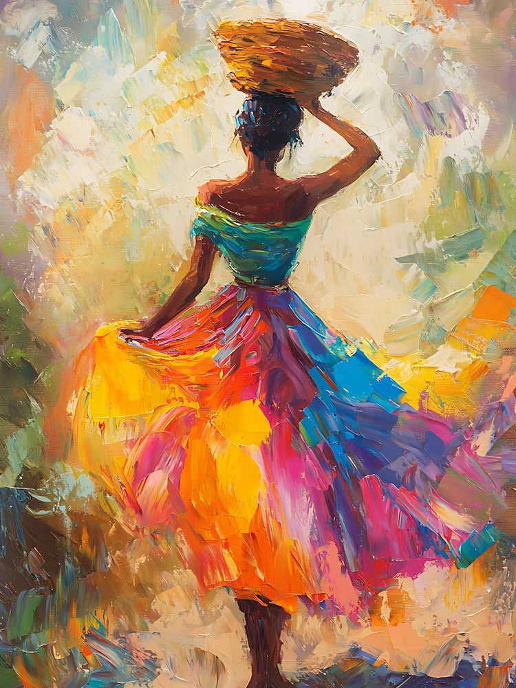 Woman With A Basket 1