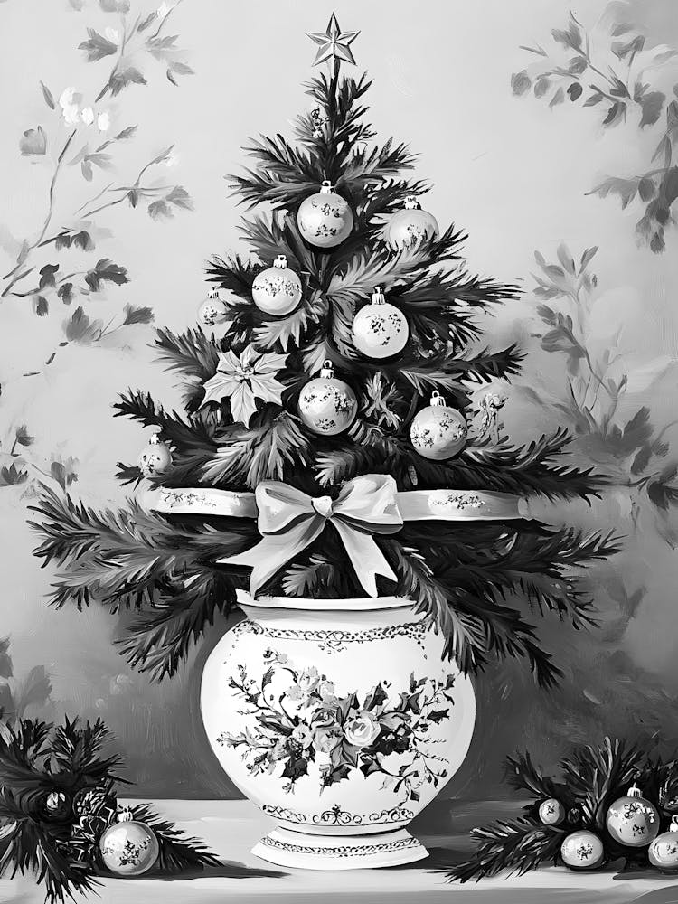 Christmas Tree In A Vase 2
